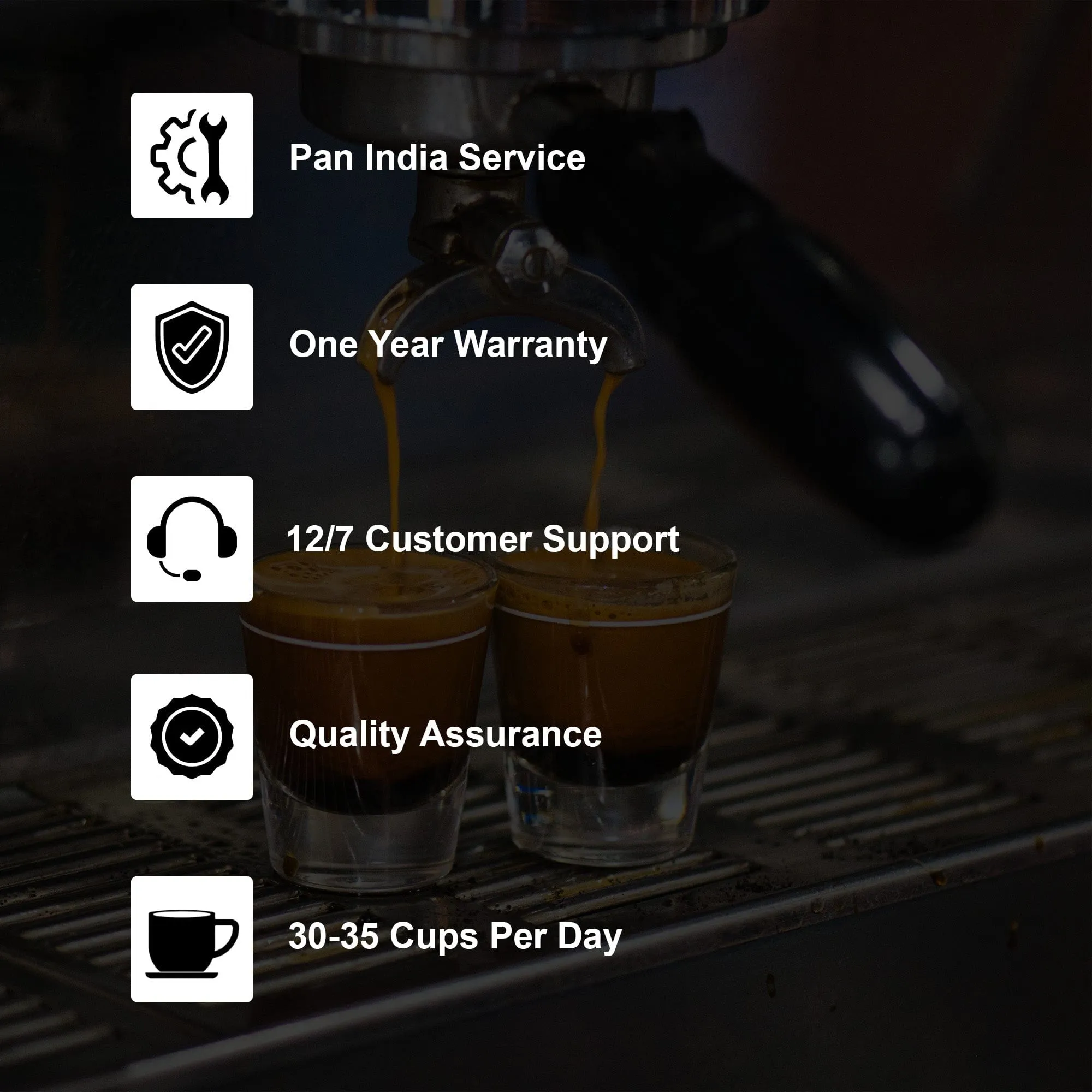 Refurbished | Budan Espresso Machine with Built-In Grinder, PID Control, 15 Bars Pressure, Steam Wand, Removable Water Tank and comes with Steel Tamper and milk Pitcher  | Refurbished