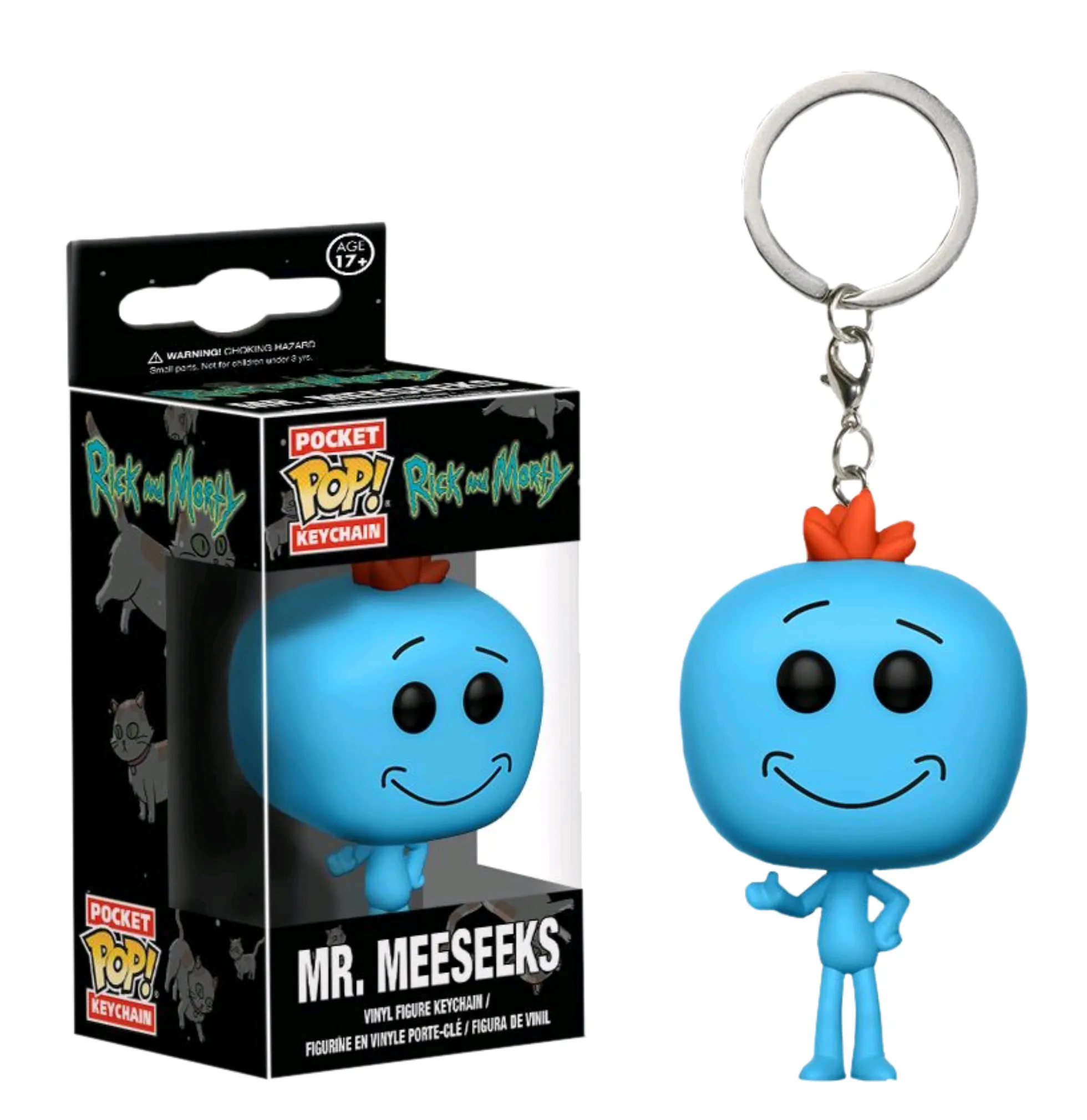 Rick and Morty - Mr Meeseeks Pocket Pop! Vinyl Keychain