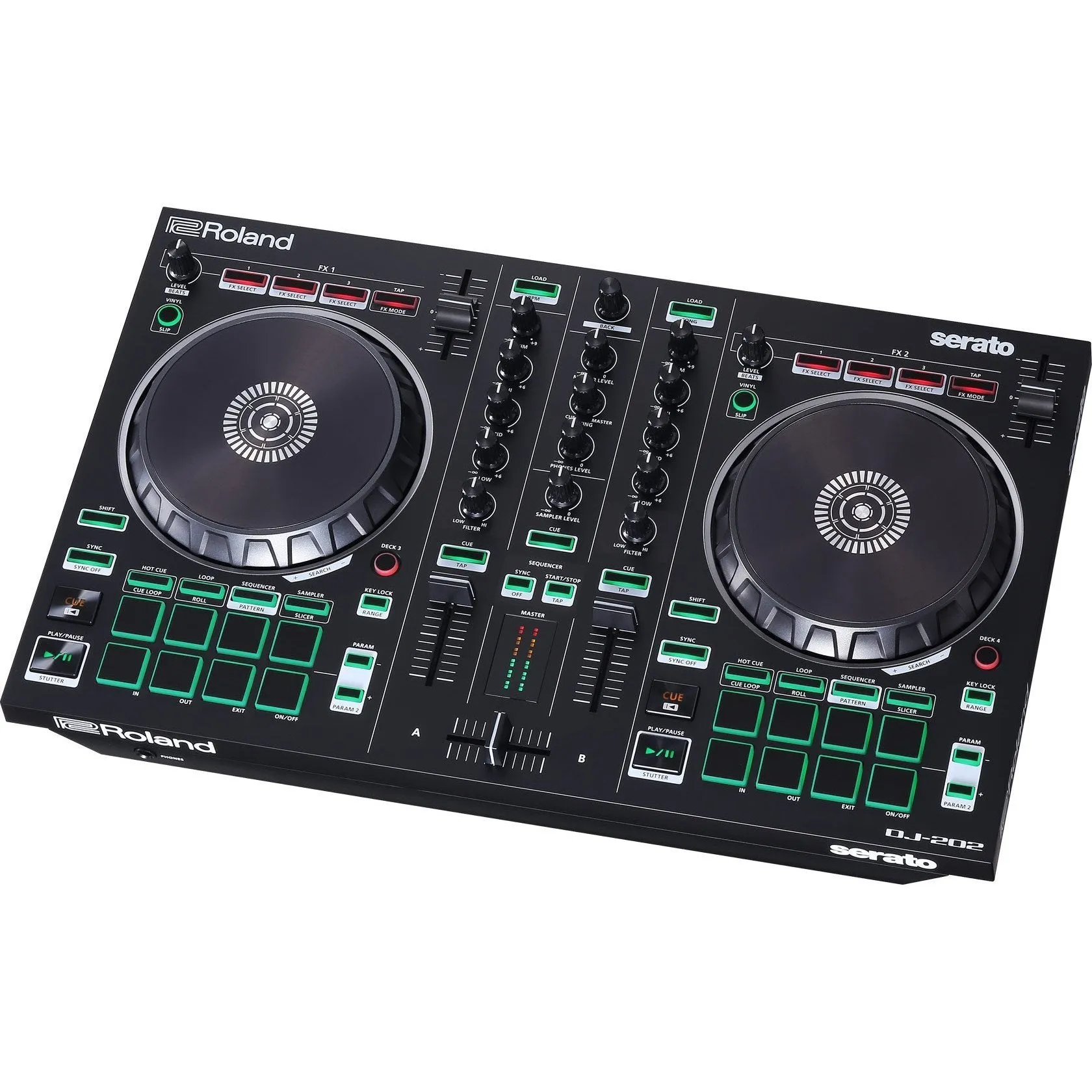 Roland DJ-202 DJ Controller & DJC-B1 Soft Bag Bundle