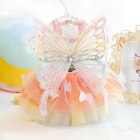 Royal Silk Princess Dog Dress: Elegant Outfit for Stylish Pups