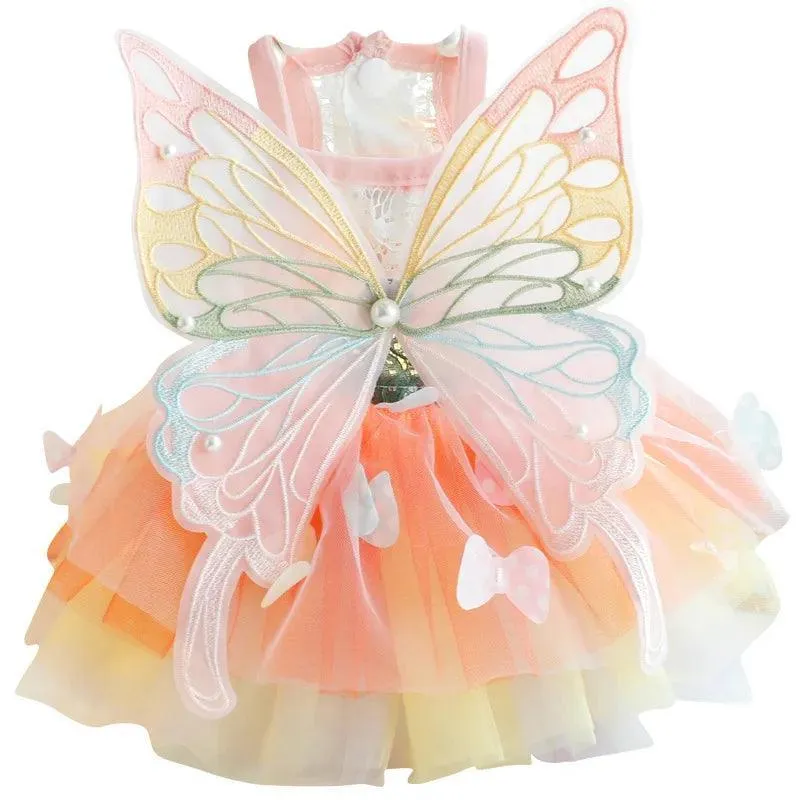 Royal Silk Princess Dog Dress: Elegant Outfit for Stylish Pups
