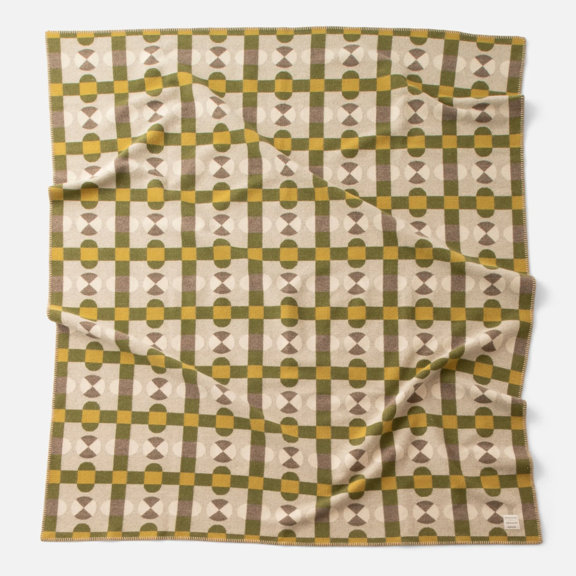 Schoolhouse x Pendleton® Hopscotch Wool Blanket