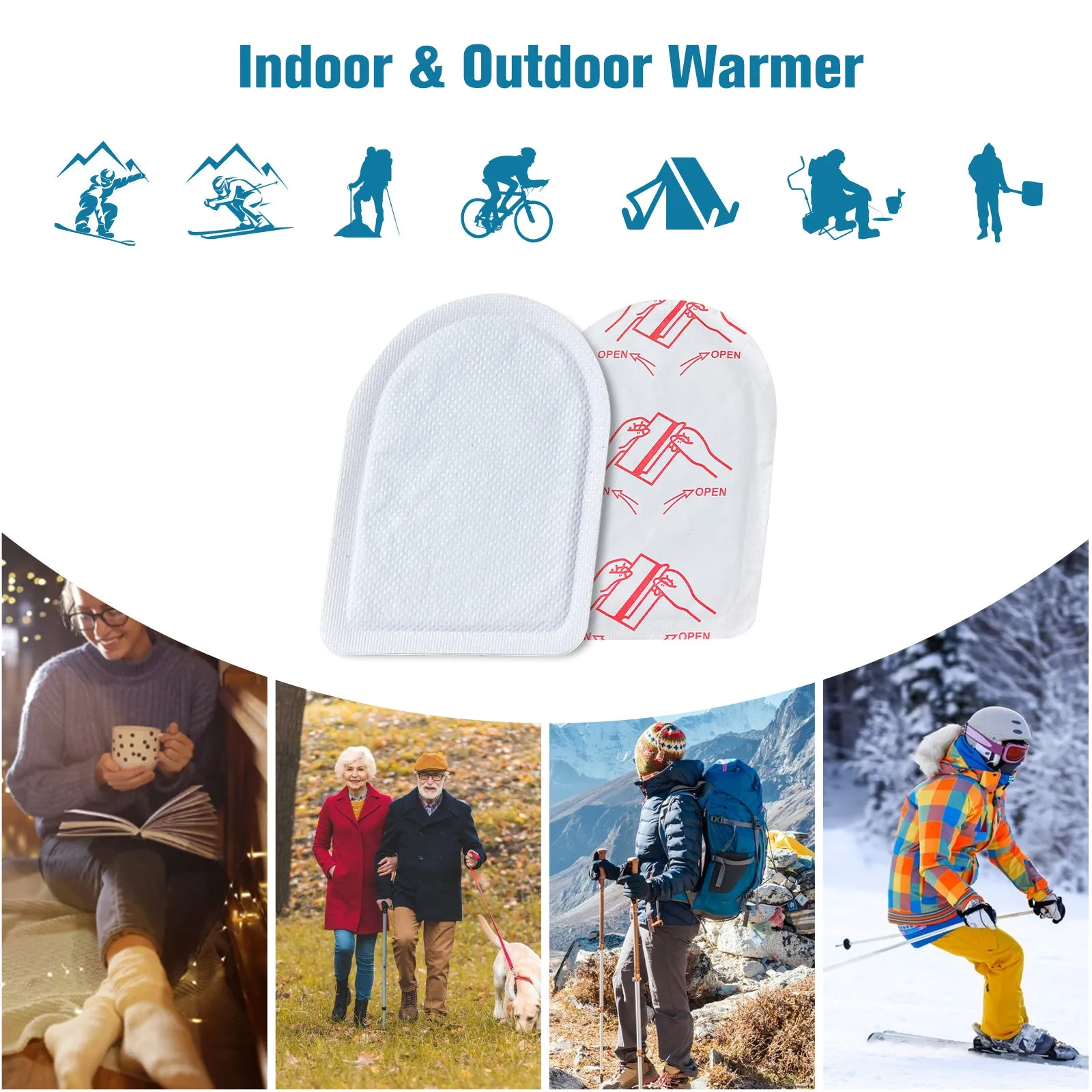 Sefudun Hand Warmer Value Pack Warmer patch 10 Pair