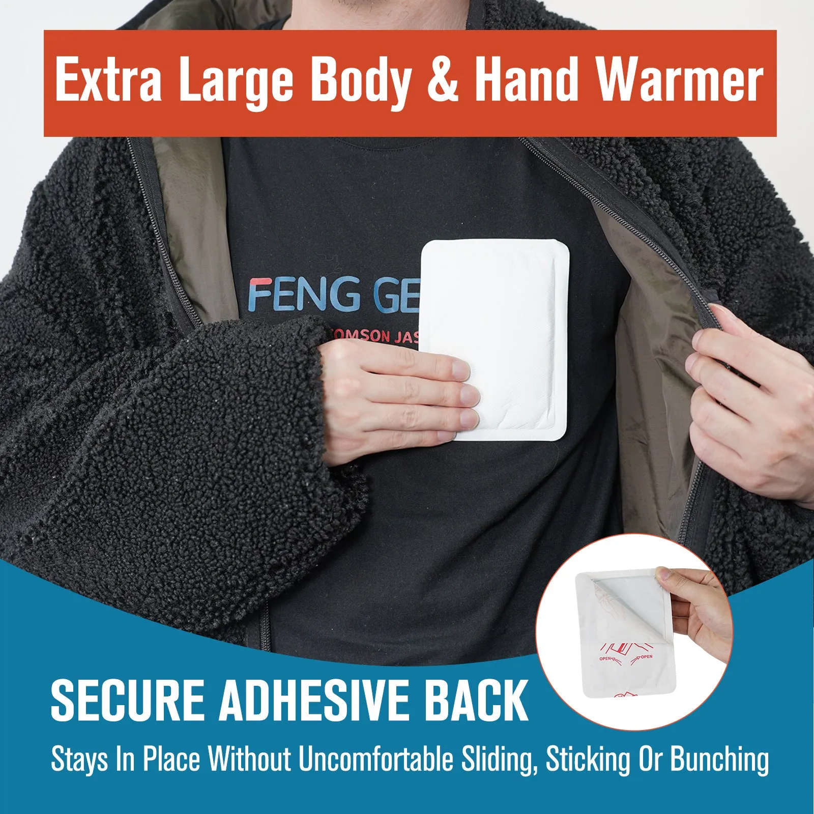 Sefudun Hand Warmer Value Pack Warmer patch 10 Pair