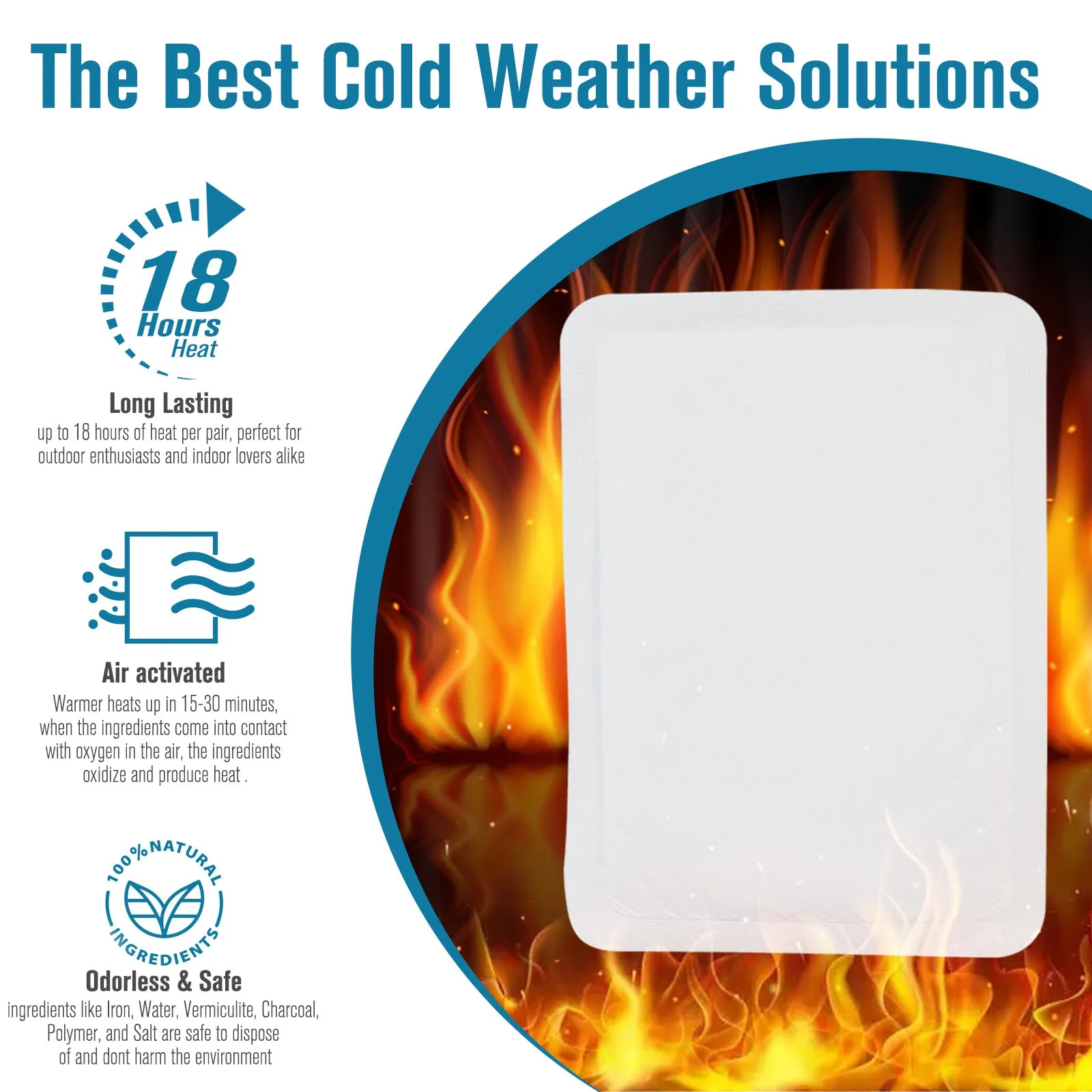 Sefudun Hand Warmer Value Pack Warmer patch 10 Pair