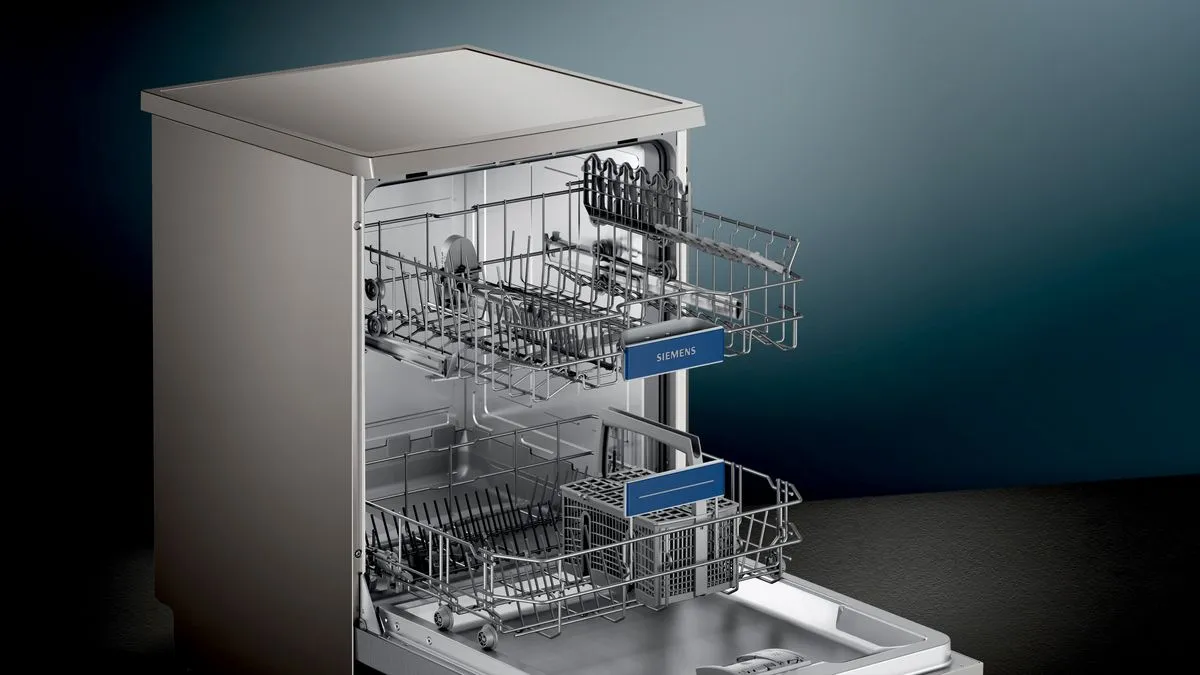 Siemens SN256I01GI 12 Place Settings Dishwasher (Silver Inox)