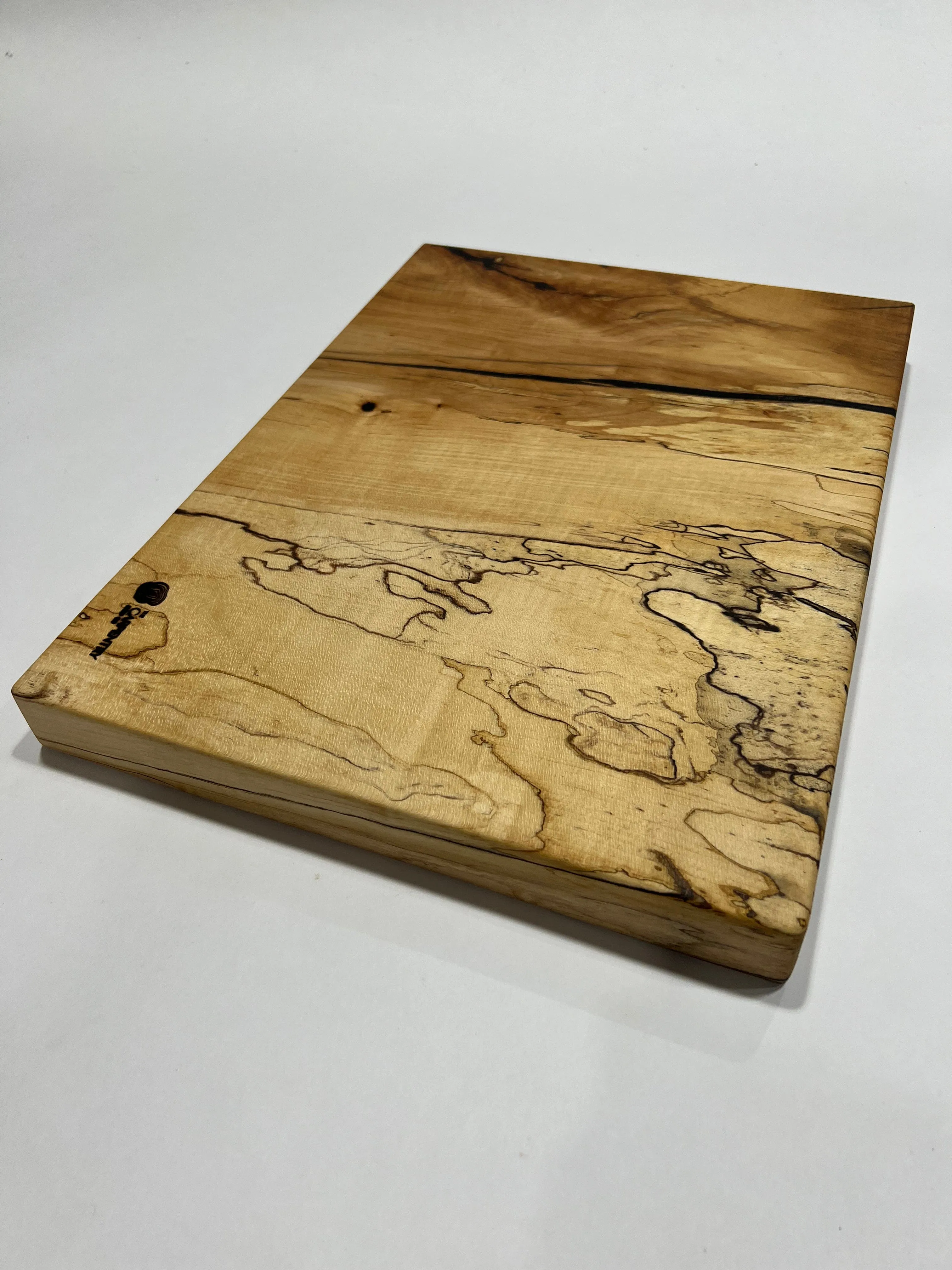 Spalted Maple and Black Epoxy Slab Charcuterie board