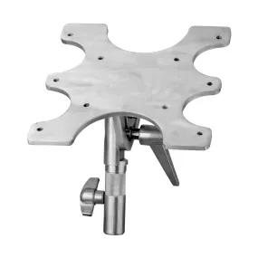 Stainless Steel Bracket VESA Mount for Heavy-Duty stands and C-Stands with Baby-Pin