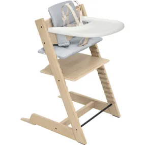 Stokke Tripp Trapp High Chair² Oak with Cushion   Stokke Tray