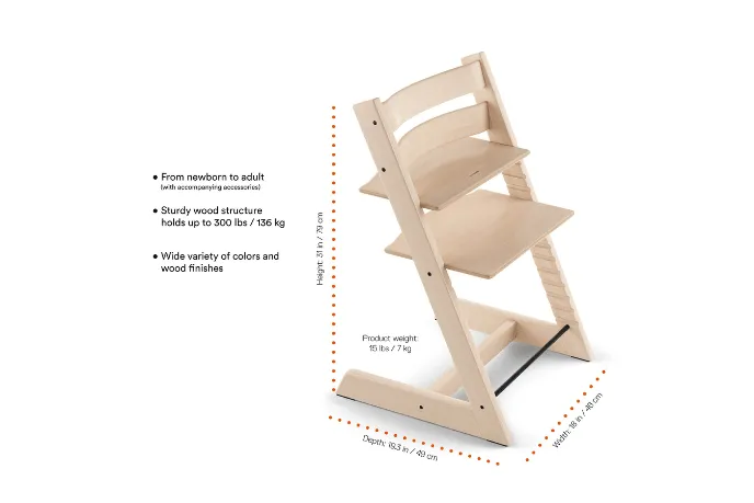 Stokke Tripp Trapp® High Chair With Baby Set (Updated 2024 Version)