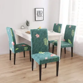 Stretchable Chair Covers,  Flamingo Teal