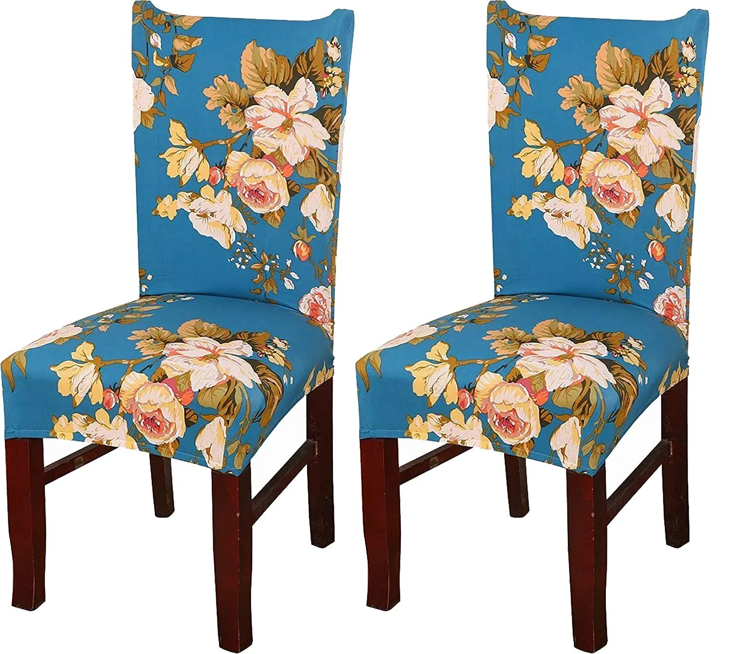 Stretchable Chair Covers, Funky Teal