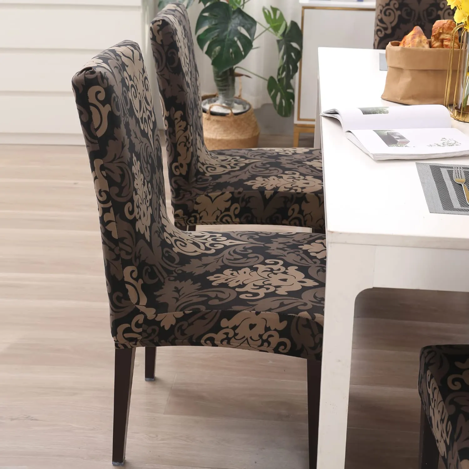 Stretchable Chair Covers, Royal Black