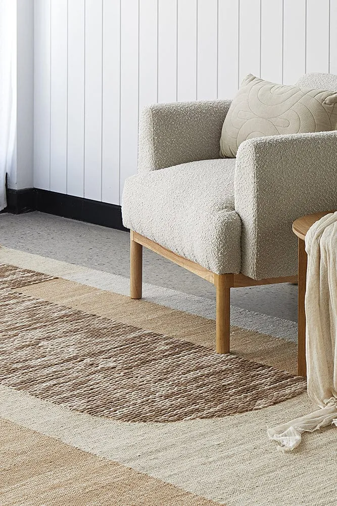 Summit Orb Toffee Wool Rug