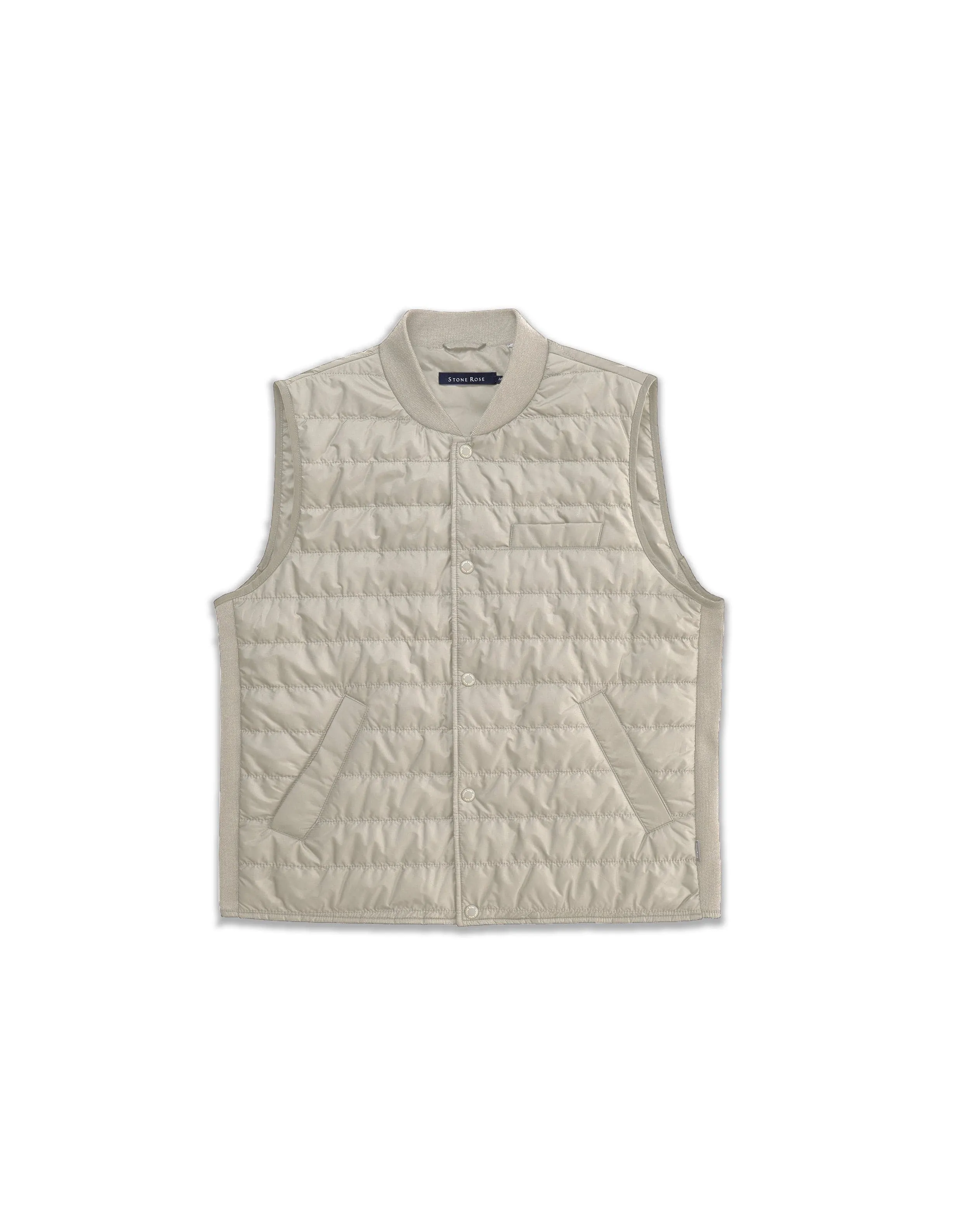 Taupe Puffer Vest