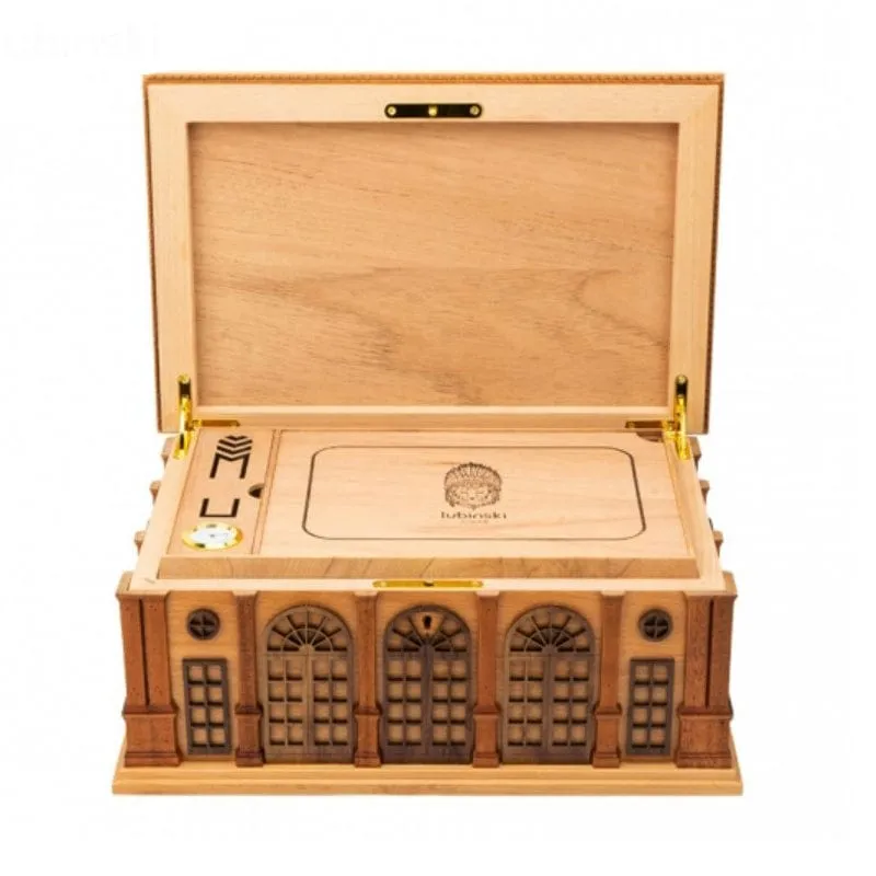 The Grand Aristocrat Desktop Humidor | 80 Cigars