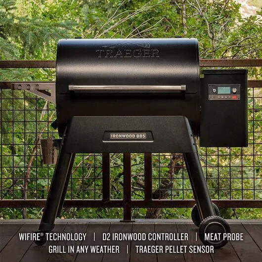 Traeger Ironwood 885 Pellet Grill Smoker BUNDLE 1