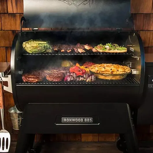 Traeger Ironwood 885 Pellet Grill Smoker BUNDLE 1