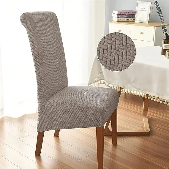 Trendily Premium Wrinkle-Free Stretchable | Elastic Stretchable | Washable Stuff |  | Emboss Chair Covers | Plain Mouse (CC-117)