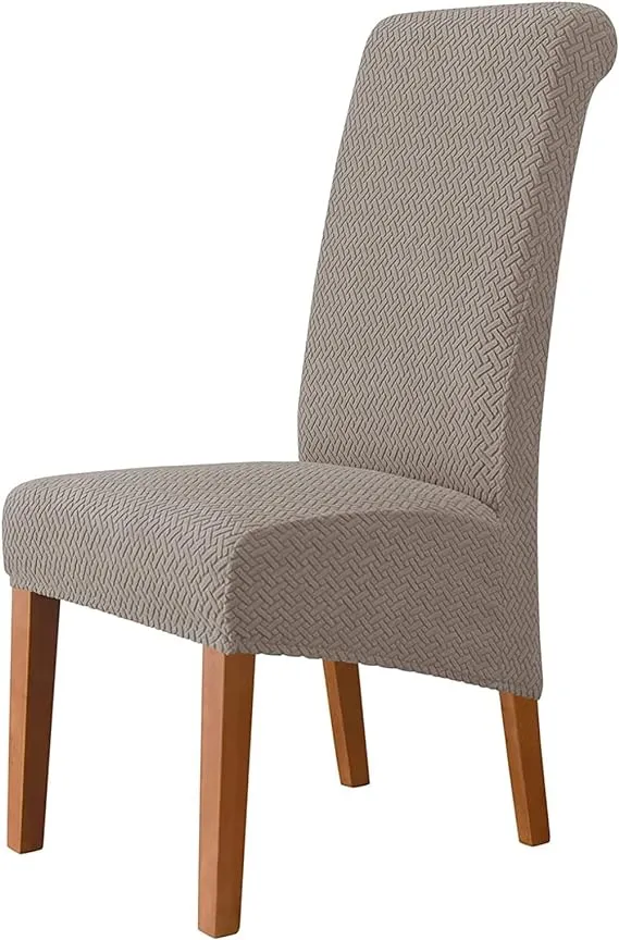 Trendily Premium Wrinkle-Free Stretchable | Elastic Stretchable | Washable Stuff |  | Emboss Chair Covers | Plain Mouse (CC-117)