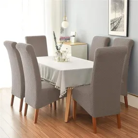 Trendily Premium Wrinkle-Free Stretchable | Elastic Stretchable | Washable Stuff |  | Emboss Chair Covers | Plain Mouse (CC-117)