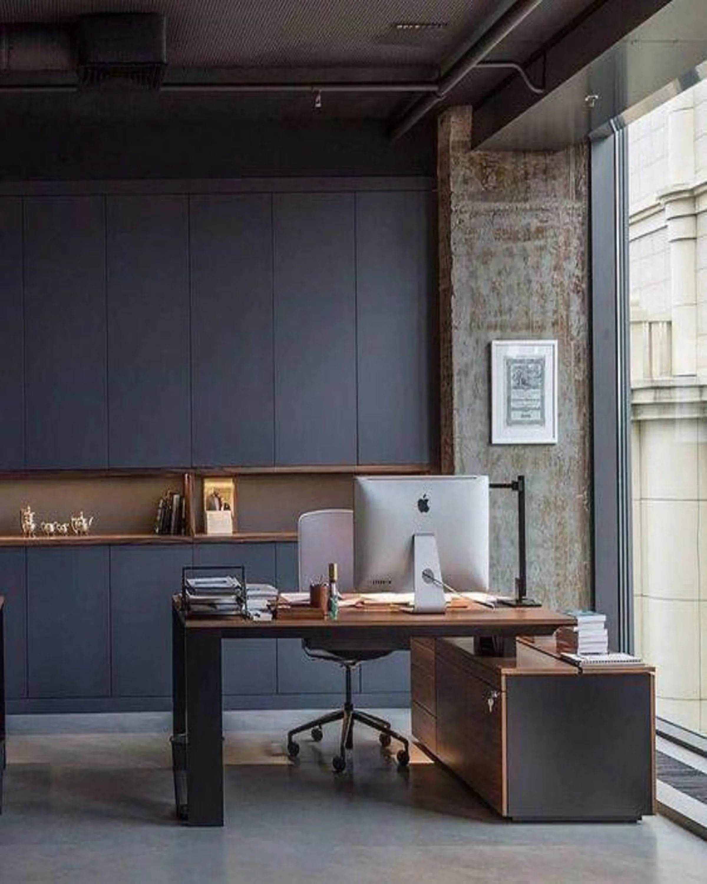 Triton Brown Director Table | Modern director tables