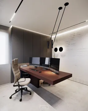 Tulip Brown Director Table | modular director table