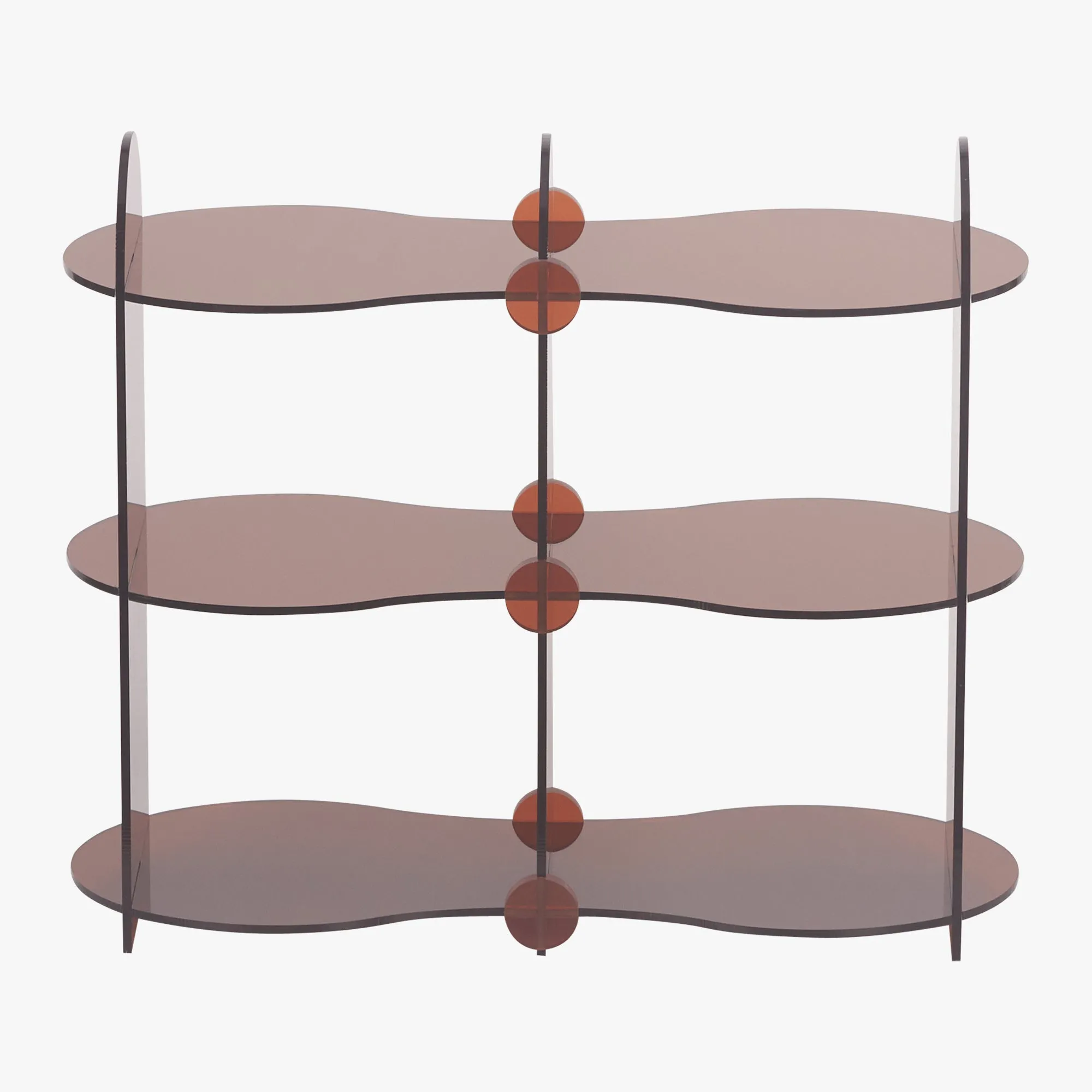 VISU Organiser Storage Shelf (Acrylic, Amber)