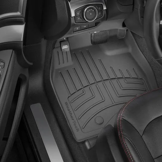 WeatherTech Black FloorLiner HP - Front Crewmax | 2022-2025 Toyota Tundra
