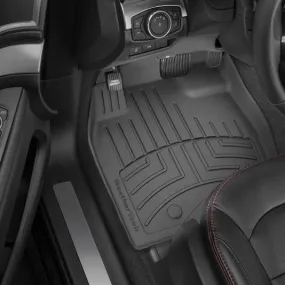 WeatherTech Black FloorLiner HP - Front Crewmax | 2022-2025 Toyota Tundra