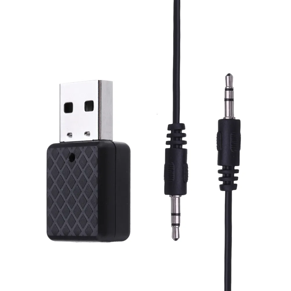 Wireless USB Bluetooth 5.0 Receiver Transmitter Dongle Adapter 3.5Mm AUX for PC Computer TV Car Music Stereo