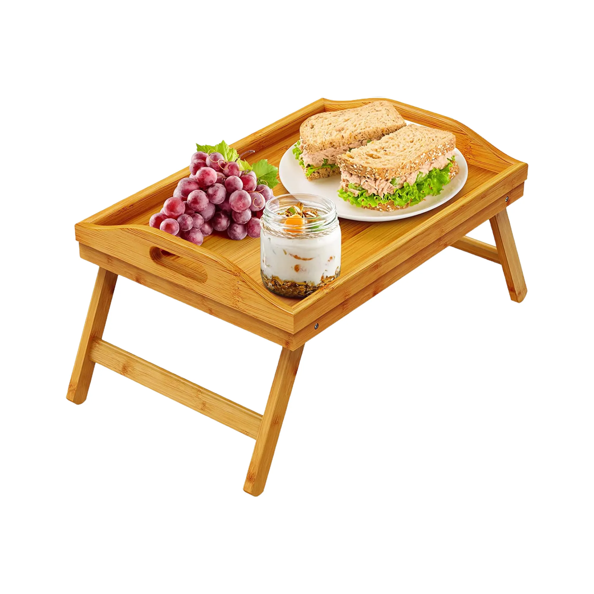 Wooden Bed Breakfast Stand Tray Table Edu Desk 202-5