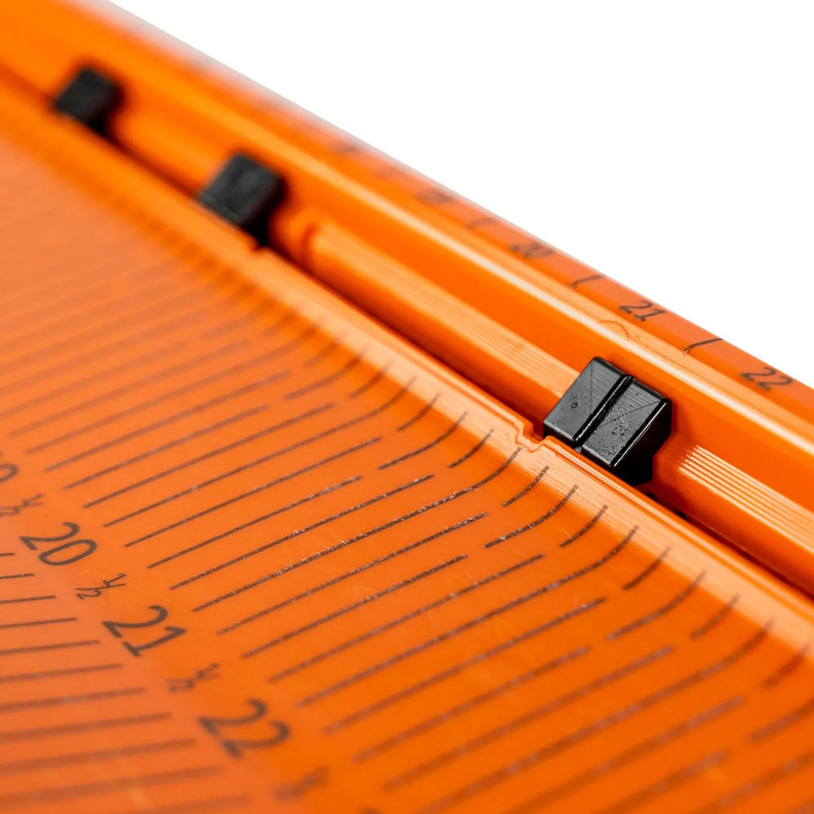 YakAttack LeaderBoard - 28" Measuring Board with Built-In Identifier Holders and Cull Tabs, Orange