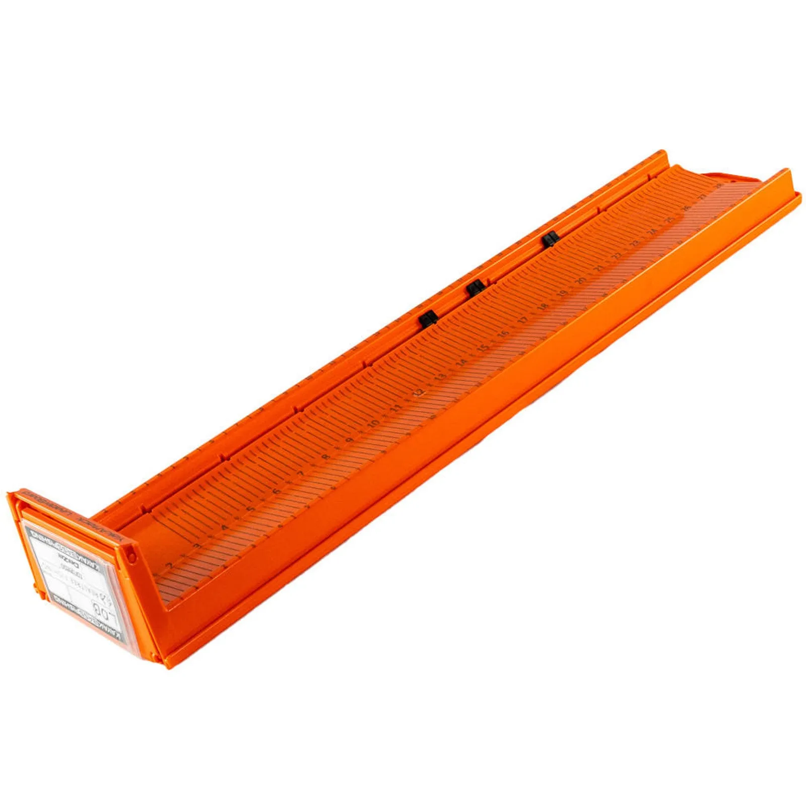 YakAttack LeaderBoard - 28" Measuring Board with Built-In Identifier Holders and Cull Tabs, Orange