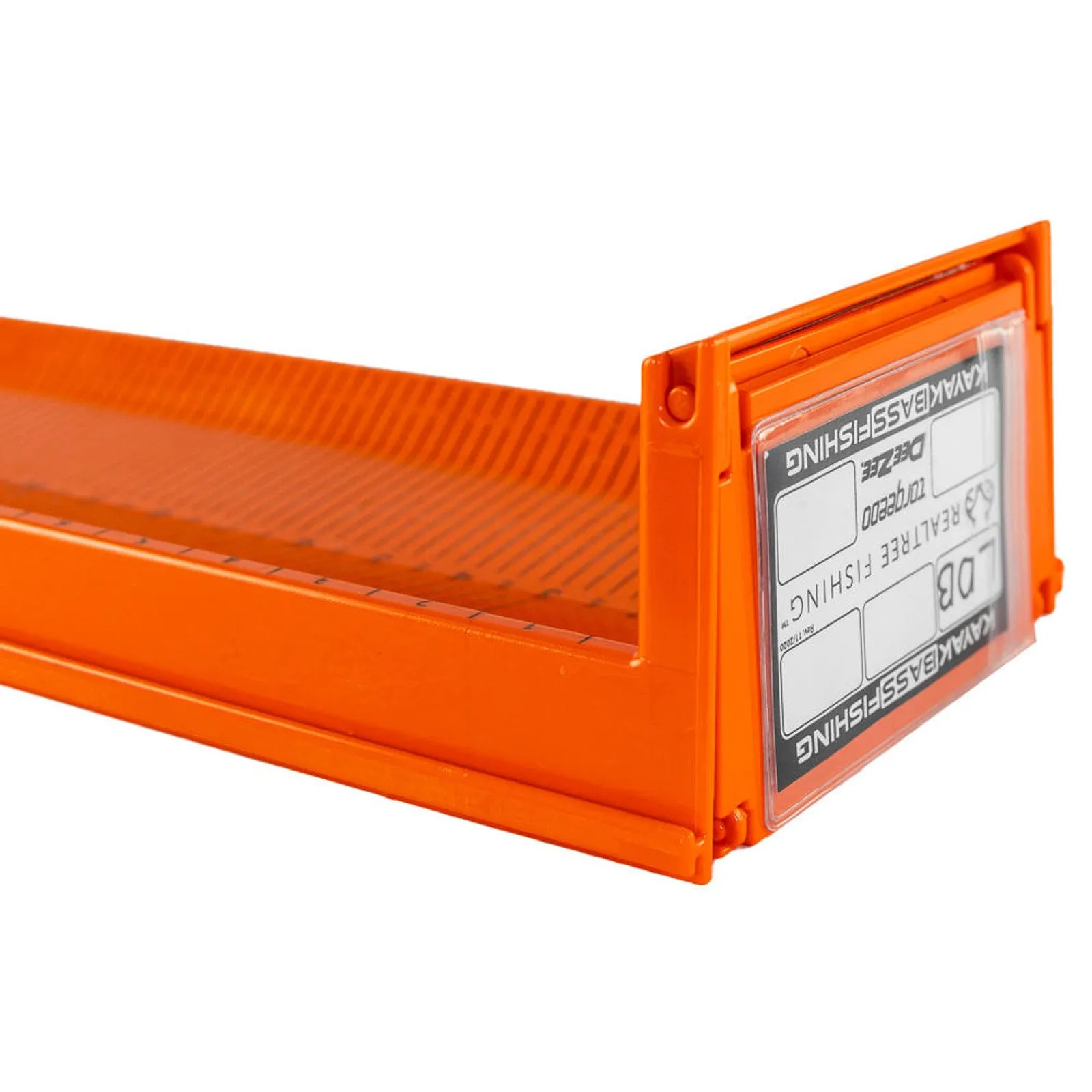 YakAttack LeaderBoard - 28" Measuring Board with Built-In Identifier Holders and Cull Tabs, Orange