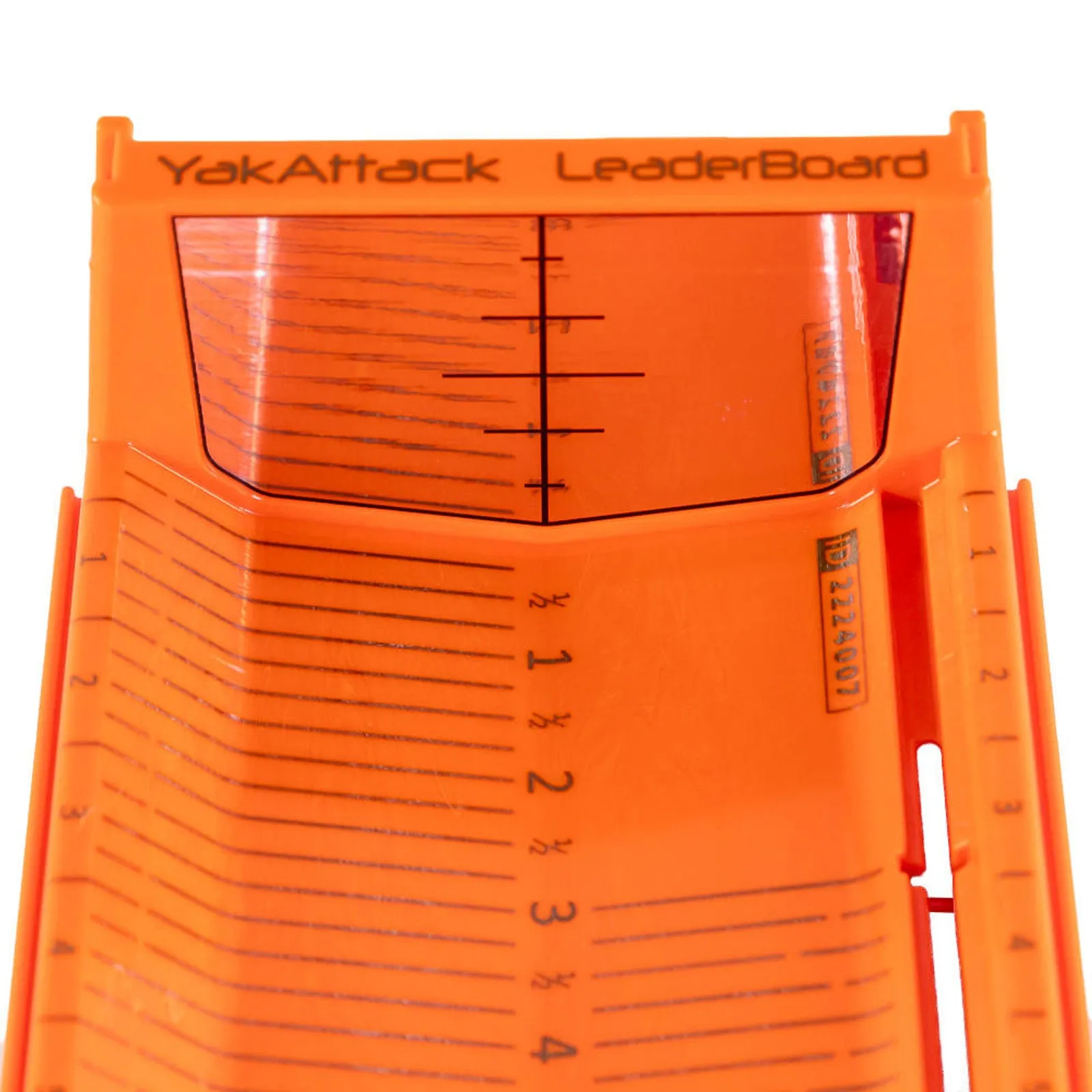 YakAttack LeaderBoard - 28" Measuring Board with Built-In Identifier Holders and Cull Tabs, Orange