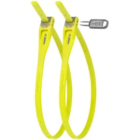 Z-Lok Security Tie Bike Lock Twin Pack: Lime
